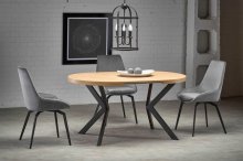 PERONI Стіл дерево Halmar колір дуб злотий/ білий
розмір 100-250/100/75 cm