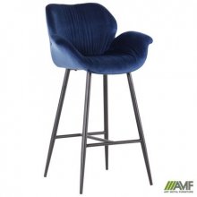 Барний стілець Art Metal Furniture Alphabet N black/royal blue (547272) 