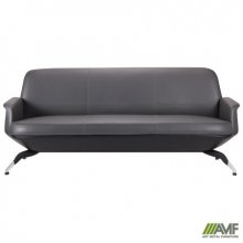 Прямий диван Art Metal Furniture Absolute Grey/Black (544598)