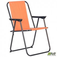 Крісло складні Art Metal Furniture Пікнік чорний/оранж (545750)