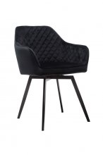 Крісло поворотний R-63 чорний