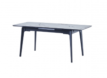 Керамічний стіл TM-89 коса вайт + чорний 