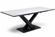 Стіл "Граф" 160-210x90 см керамік білий