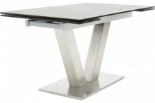 Стіл "Леон" 140-200x85 см керамік вуглець