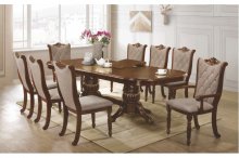 Стіл "Кембрідж" 200-300х120 см горіх +10 (8+2) стільців