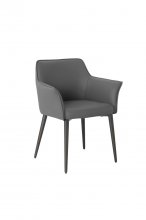 Стілець M-90 сірий + чорний