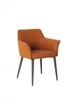 Стілець M-90 теракотовий + чорний