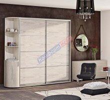 Шафа-Купе 0,9м "З 4-х частин" дводверний