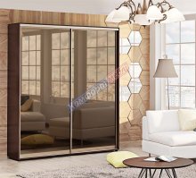 Шафа-Купе 1,0м "Дзеркало" дводверний 1000х2100/2400 