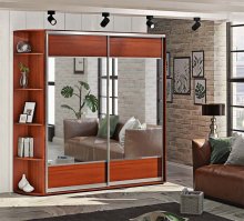 Шафа-Купе 1,0м "Модель 1" дводверна 1000х2100/2400 