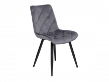 Стілець M-45 сірий велюр + чорний