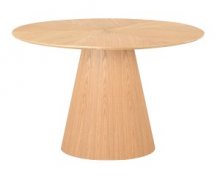 ANGEL Стіл обідній круглий колір дуб натуральний FI120
размір 120х120 см