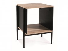 KARINA B Стіл журнальний колір дуб /чорний
розмір 40X40X51