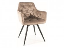 Стілець з підлокітниками Signal Mango Velvet MANGOVCCBE
розмір 83/45/57/49