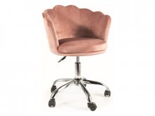 ROSE VELVET Кресло офисное  розовое  BLUVEL 52
размер 74÷83/41/48÷57/56 см