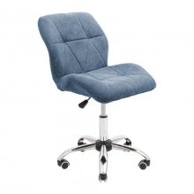 Крісло Бінго – комплектація Хром – механізм Піастра – оббивка Джинс