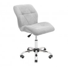 Крісло Бінго – комплектація Хром – механізм Піастра – оббивка сіре