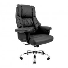 Крісло Конгрес – комплектація Хром – механізм M-2 Широкий (Anyfix Wide) – оббивка Чорний