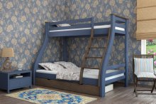 АЛЯСКА Кровать двухярусная дерево без шухляд
размер 1,2 х 0,8 х 2,0/1,9