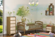 ЖАСМИН ЛИТЛ Кровать диван дерево без ящика
размер 0,8 х 2,0/1,9