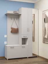 Передпокій Реприза артвуд світлий/ фасад попелястий
розмір 1400х2090х375 см 