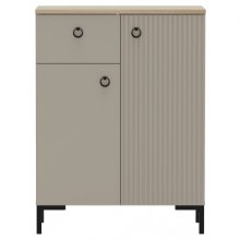 DOMINICA комод 2d1s taupe / дуб silverjack 