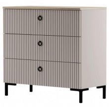 DOMINICA комод 3s taupe / дуб silverjack 