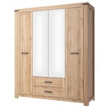 MORTIZ шафа з дзеркалом 4d2s дуб wotan