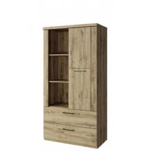 DOORSET стелаж відкритий низький 1d2s дуб navarra