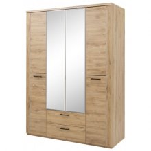 DOORSET шафа з зеркалом 4d2s дуб navarra 