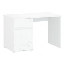 LINGO стіл письмовий 1d1s/120 [P1] білий глянець 