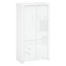 LINGO шафа 4d [Q] білий глянець 