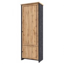 NICOLE шафка 2d дуб wotan / matera 