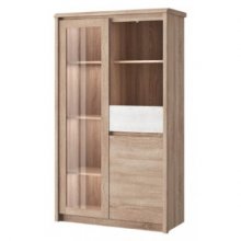 SOMMA витрина низкая 1d1w1s дуб sonoma