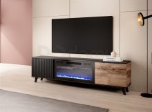 Тумба під телевізор Halmar RANDOM RTV-180K дуб один/чорний