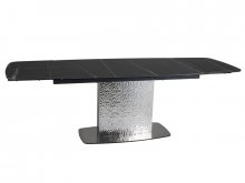 Стіл обідній кераміка  MONCLER CERAMIC  чорний / чорний MONCLERCC160
розмір (160-240)X90