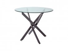 AGIS A Стіл журнальний стекло нога чорна
розмір 60X45