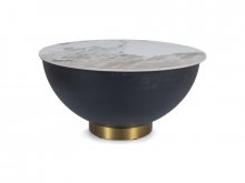 CYPRUS A Стіл журнальний кераміка колір білий/ чорний
розмір 73X37 см