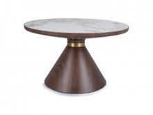 NAPA B Стол журнальный керамика цвет бело-коричневый
размер  FI50X53