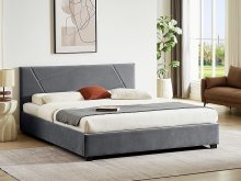 Двоспальне ліжко Signal Columbia Velvet 160x200 сірий (COLUMBIAV160SZ)
розмір 160х200 см