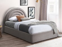 POLLY VELVET Ліжко полуторне 120 колір бежевий BLUVEL 40 з підйомним механізмом
розмір 120x200