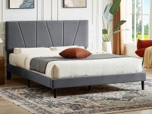 Двоспальне ліжко Signal Savana Velvet 160x200 сірий (SAVANAV160SZ)
розмір 160X200