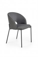 K-373 крісло м'яке колір сіре halmar
розмір 51/57/77/47 см