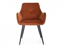 GRAPE VELVET Крісло металеве тканина колір теракотовий CYNAMON BLUVEL 4215
розмір :85/47/5747