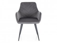 FIG VELVET Крісло металеве тканина колір сірий BLUVEL 14
розмір 85/47/5747 см