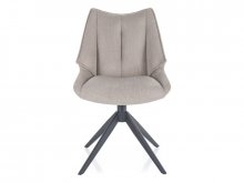 CODA VARDO Стілець металевий крутящий тканина кольору бежевого  BEŻ 34
розмір 91/46/56/50 см 