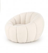 GASPAR Крісло для відпочинку колір крем
розмір  90/95/60 cm