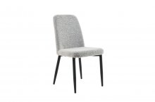 Cтілець N-44 світло - сірий + чорний