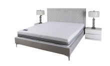 ЛІЖКО 1,8 КЛЕР ТКАНИНА СВІТЛО-СІРИЙ