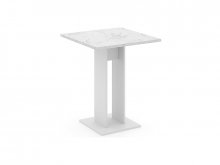 FIESTA Стіл обідній колір білий мармур
розмір  67X67